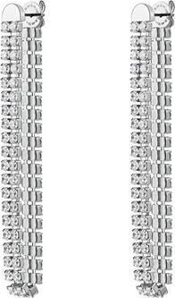 Actual product image Brosway Dazzling Long Earrings With Cubic Zirconia Desidery Beie029