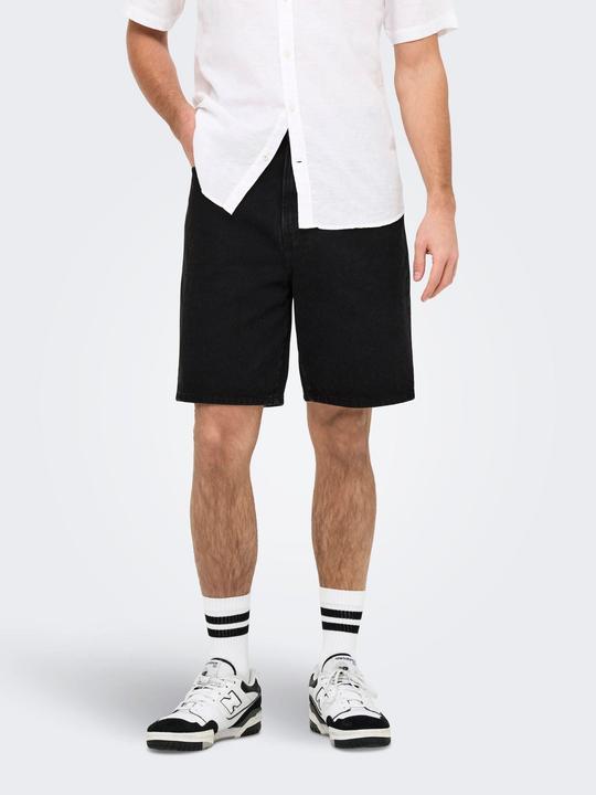 Produktbild Only & Sons Onsfade Black 9087 Tai Dnm Shorts Noos (XXL)