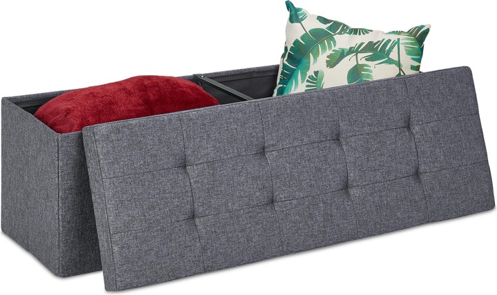 Image du produit Relaxdays Banquette rangement, spacieuse (110 cm)