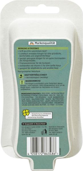 Actual product image dm Balea MEN Eco Shave 6 blade razor