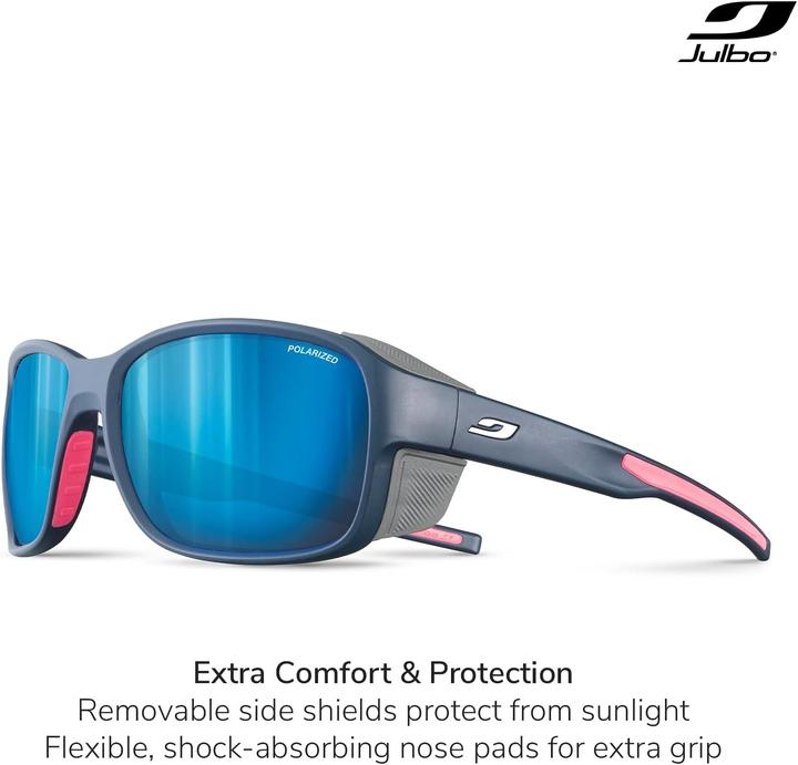 Immagine prodotto Julbo Monterosa 2 Spectron 3 Occhiali polarizzati Glacier (blu scuro opaco-rosa-bianco, Blu)