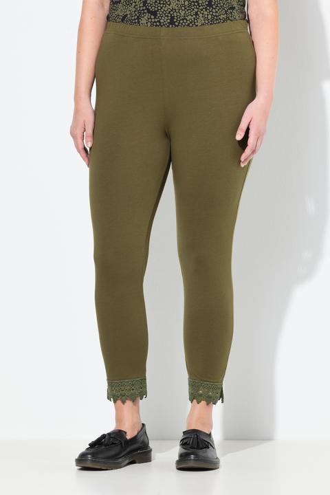 Produktbild Ulla Popken 7/8-Leggings, Saumspitze (50, 52)