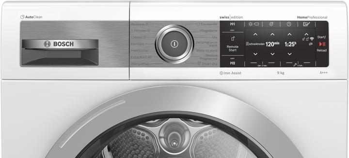 Produktbild Bosch Hausgeräte WTXH7E50CH (9 kg, Rechts)