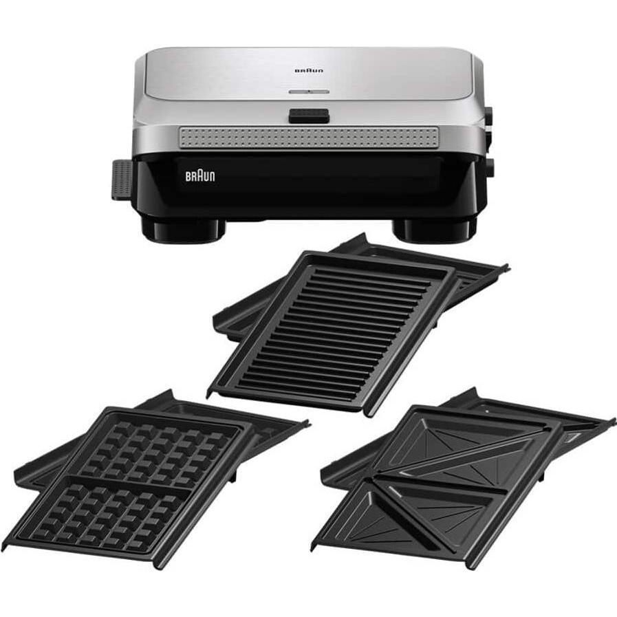 Braun Argento Opiekacz 3W1 Sm5038, Tostapane,