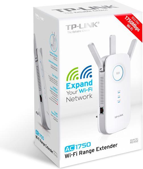 Produktbild TP-Link WLAN-Repeater RE450 (1300 Mbit/s, 450 Mbit/s)