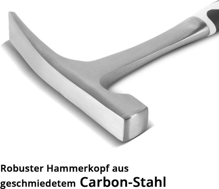 Actual product image Stahlwerk Bricklayer's hammer made of carbon steel Bricklayer's hammer with fibreglass handle (960 g)