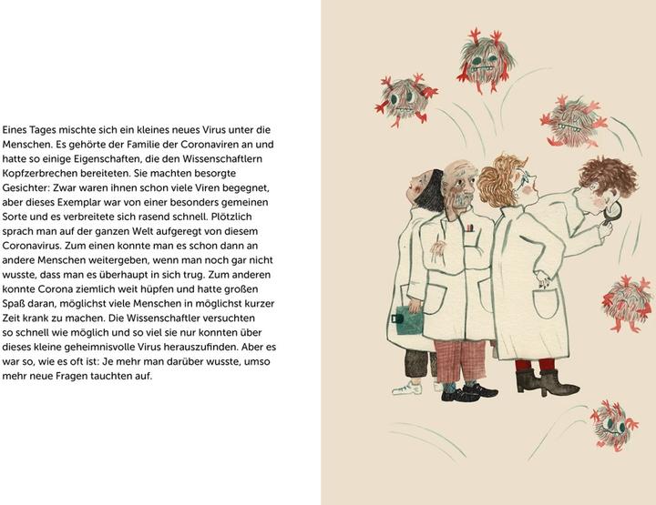 Image du produit Das kleine Virus Corona: Wie die Kinder geholfen haben es zu besiegen. (Allemand, Marie Franz, 2020)