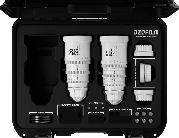 Productafbeelding Dzofilm Pictor Zoom 2-Lens Kit (50-125/20-55 T2.8) Wit (L-Mount)