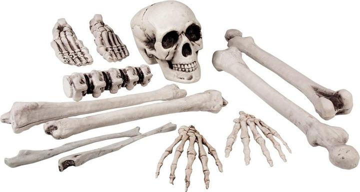Boland Totenkopf Und Knochen Dekoset (12 Stück)