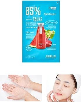 Missha Talks Vegan Squeeze Sheet Mask Revitalizing And Hydrating Sheet Mask Based On Beet And