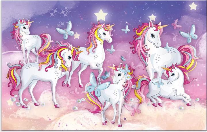 Produktbild HERMA Schreibunterlage Einhorn 55x35 3 Stück (35 x 55 cm)