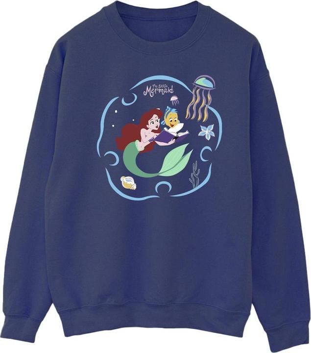 Produktbild Disney The Little Mermaid Reading A Book Sweatshirt (L)