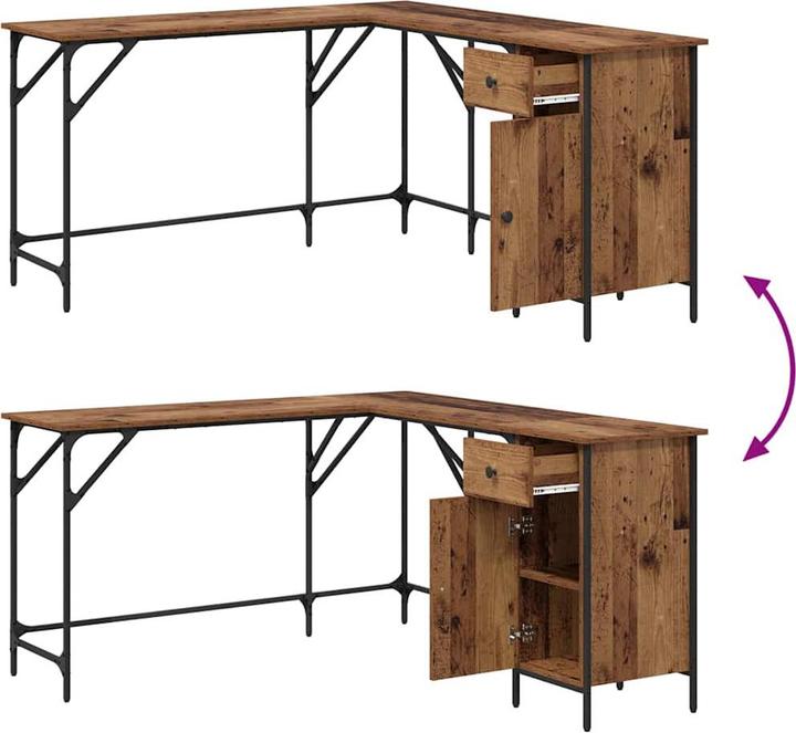 Immagine prodotto vidaXL Eck-Schreibtisch (141 x 141 x 75 cm)