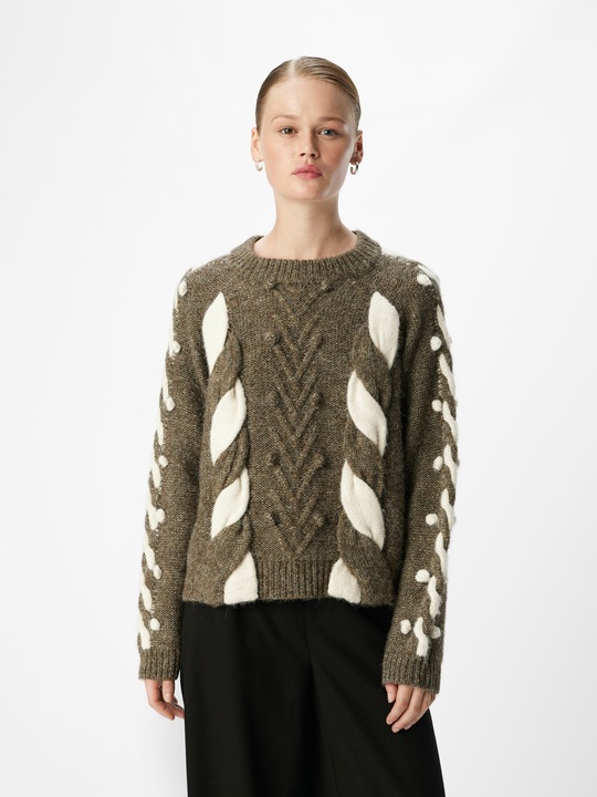 Produktbild Object Zopfstrick Pullover (M)