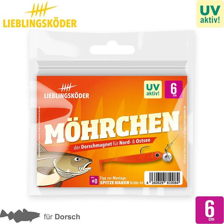 Image du produit Lieblingsköder Carotte (aimant à morue) (10 cm)