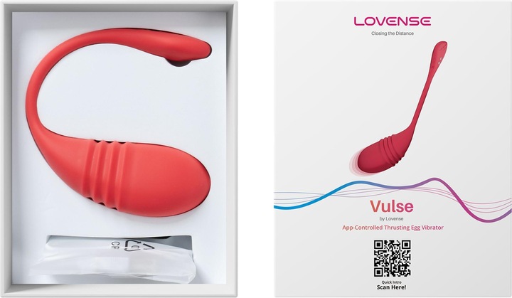 Actual product image Lovense Vulse shock egg