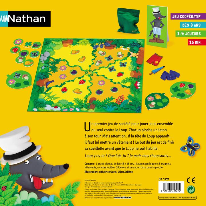 Image du produit Nathan Le jeu du loup Jeu de société Apprendre (Français)