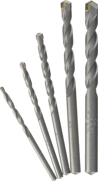 Actual product image Bosch Professional Zubehör 5-piece CYL-3 concrete drill bit set, Robust Line, 4-10 mm (4 mm, 5 mm, 6 mm, 8 mm, 10 mm)