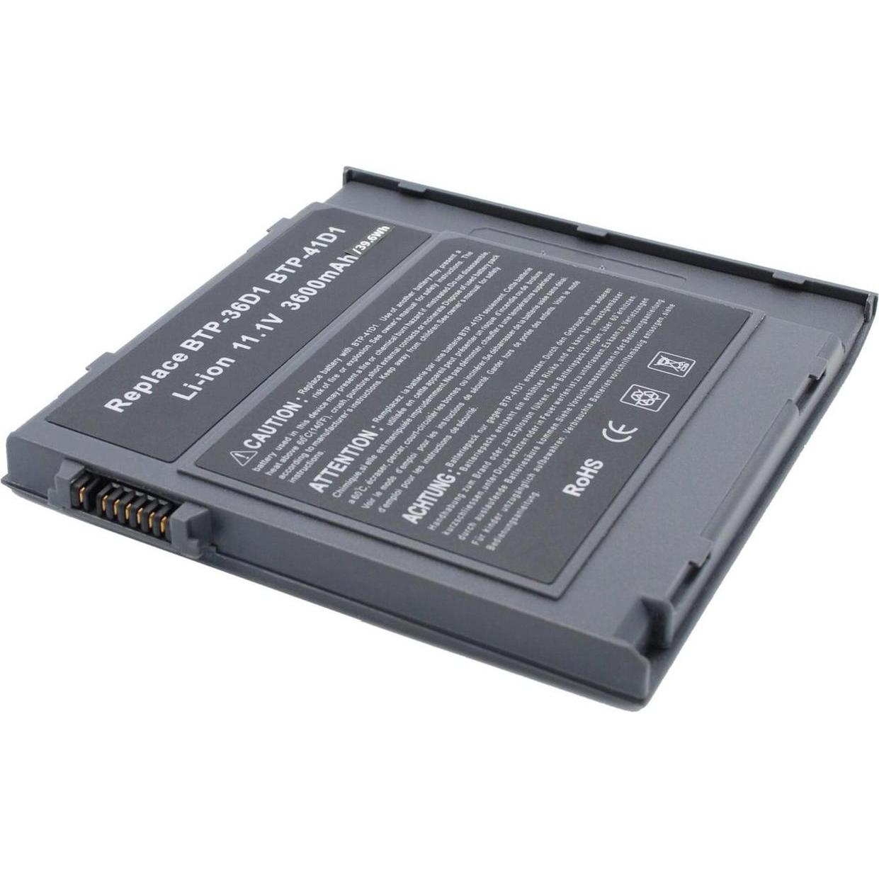 CoreParts Laptop Battery for Acer (1 Zellen, 3600 mAh), Notebook Akku, Grau