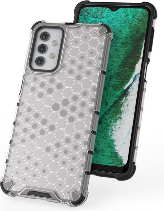 Produktbild Hurtel Honeycomb Handyhülle Schutzhülle mit TPU Rahmen für Samsung Galaxy A32 5G grün (Samsung Galaxy A32 5G)