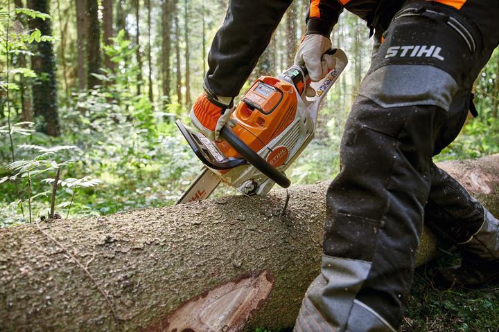 Productafbeelding Stihl Broek met snijbescherming maat L broek met tailleband (L, L)