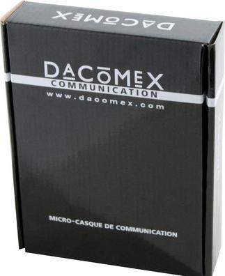 Immagine prodotto Dacomex Cuffia di comunicazione con tubo vocale - Binaurale (Cablato, USB-A)