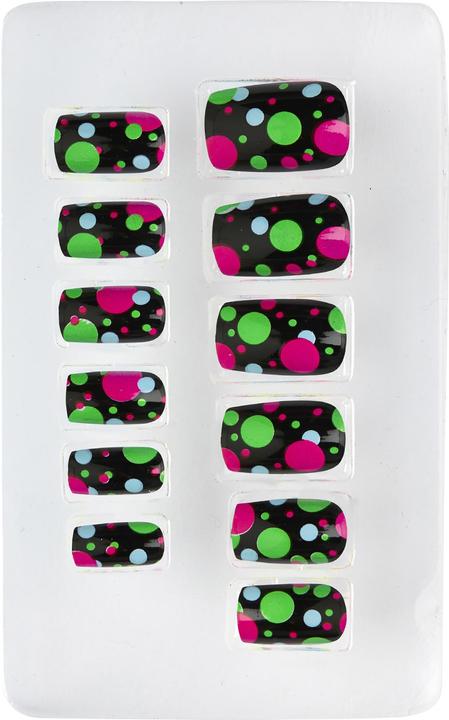 Immagine prodotto Widmann Set di 12 unghie autoadesive - NEON DOTS