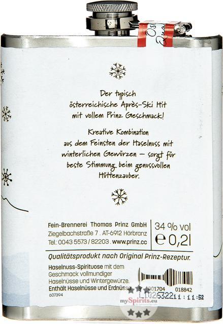 Produktbild Prinz Flachmann Winter Haselnuss 0,2l (200 ml)