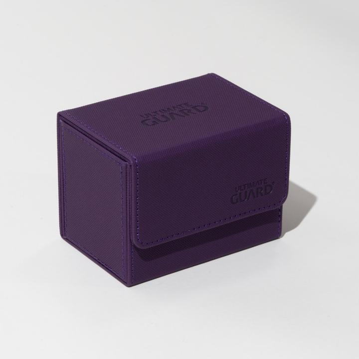 Actual product image Ultimate Guard Card Box XenoSkin Sidewinder Monocolor 80+ Purple
