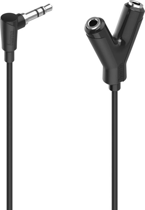 Actual product image Hama Audio adapter, 3.5 mm jack plug - 2 x 3.5 mm jack coupler, stereo