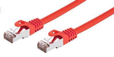 Produktbild C-Tech patchcord Cat6 cable, FTP, red, 0.5m (FTP, CAT6, 0.50 m)