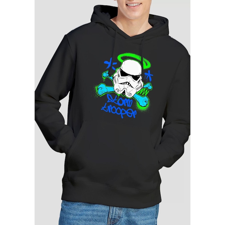 Immagine prodotto Star Wars Felpa con Cappuccio Stormtrooper Stencil Uomo (XL)