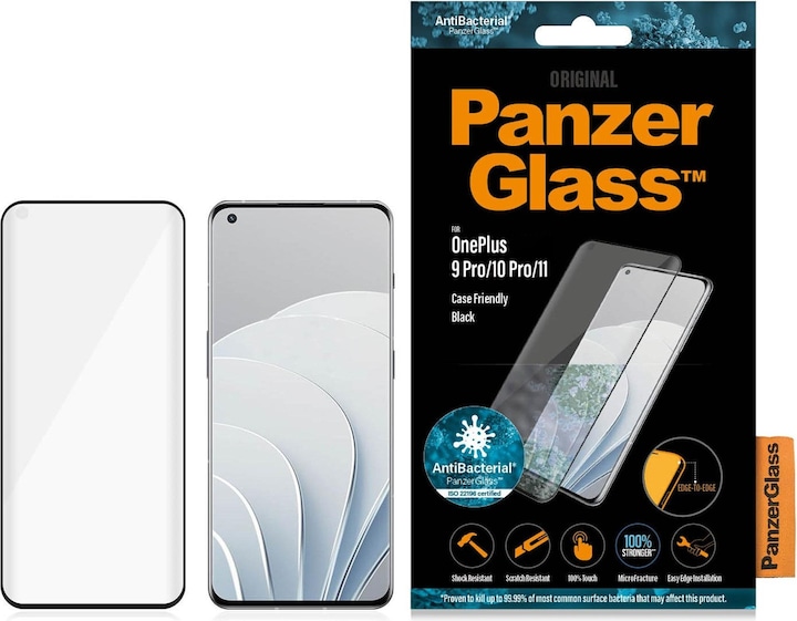 Actual product image PanzerGlass Case Friendly (1 Piece, OnePlus 10 Pro, OnePlus 9 Pro, OnePlus 11)