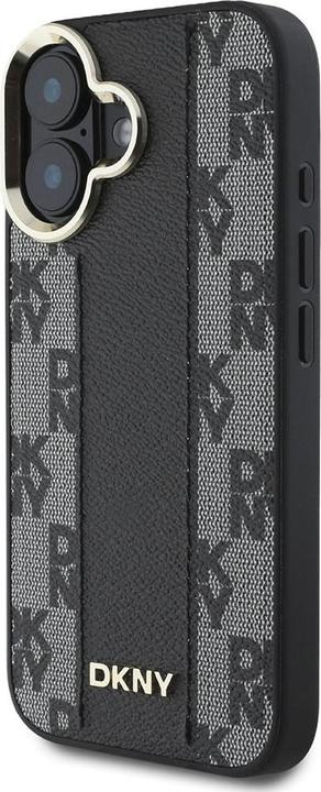 Actual product image DKNY DKHMP16SPCPVSLK iPhone 16 6.1" czarny/black hardcase Checkered Pattern Magsafe (Apple iPhone 16)
