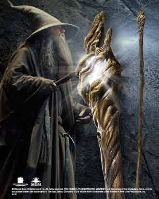 Actual product image Noble Collection The Hobbit: An Unexpected Journey Replica 1/1 Gandalf's Staff