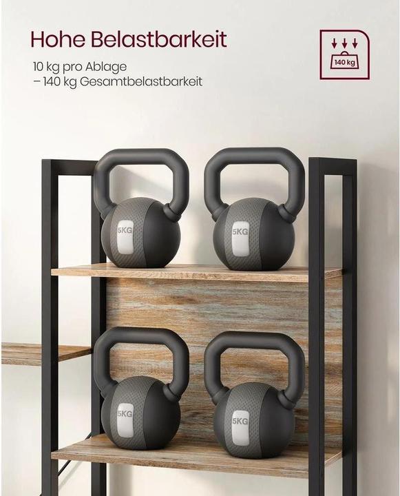 Produktbild Vasagle Bücherregal (158 x 24 x 166 cm)