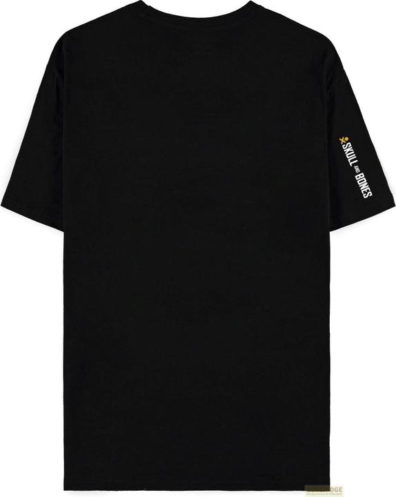 Actual product image Difuzed Skull and Bones T-Shirt Pirate Icons (S) (S)