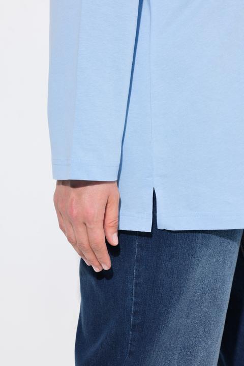 Actual product image Ulla Popken Back To Basics V-Neck Relaxed Fit Cotton Tee (42, 44)