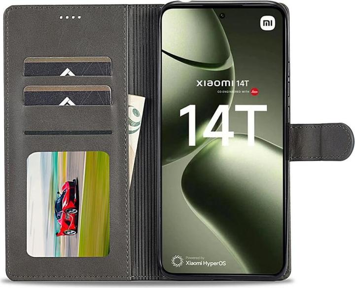 Produktbild LC.Imeeke Xiaomi 14T - Leder Etui Hülle (Xiaomi 14T)