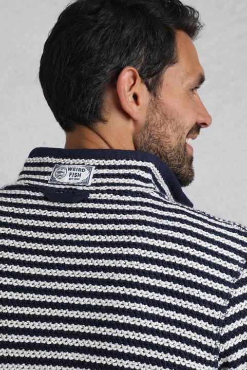 Immagine prodotto Weird Fish Shorling Maglione Strisce Cerniera ad un quarto Uomo (S)