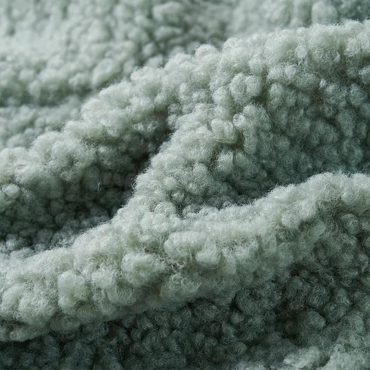 Produktbild VidaXL Kinder-Kapuzenjacke Teddy-Kunstpelz Minzgrün 92,Material (92)