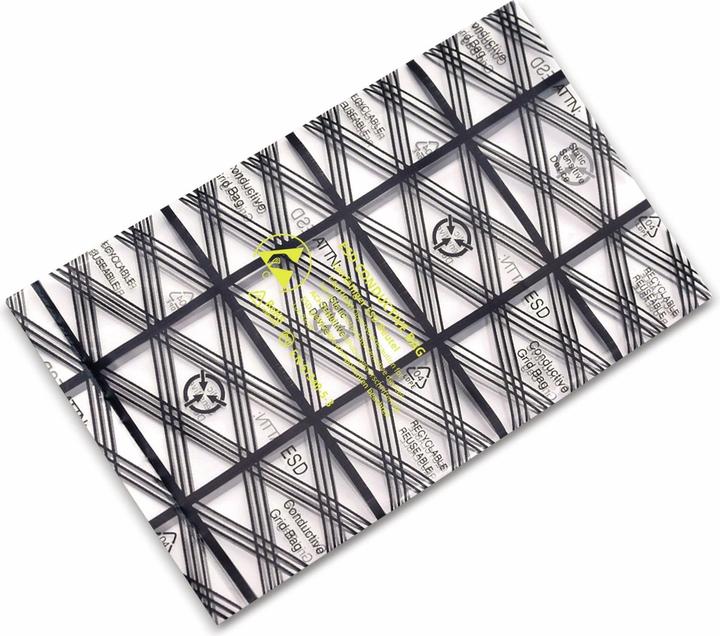 Immagine prodotto Quadrios Sacchetto ESD (L x L) 75 mm x 125 mm conduttivo Codice ESD lettera C 10 S (10 pz.)