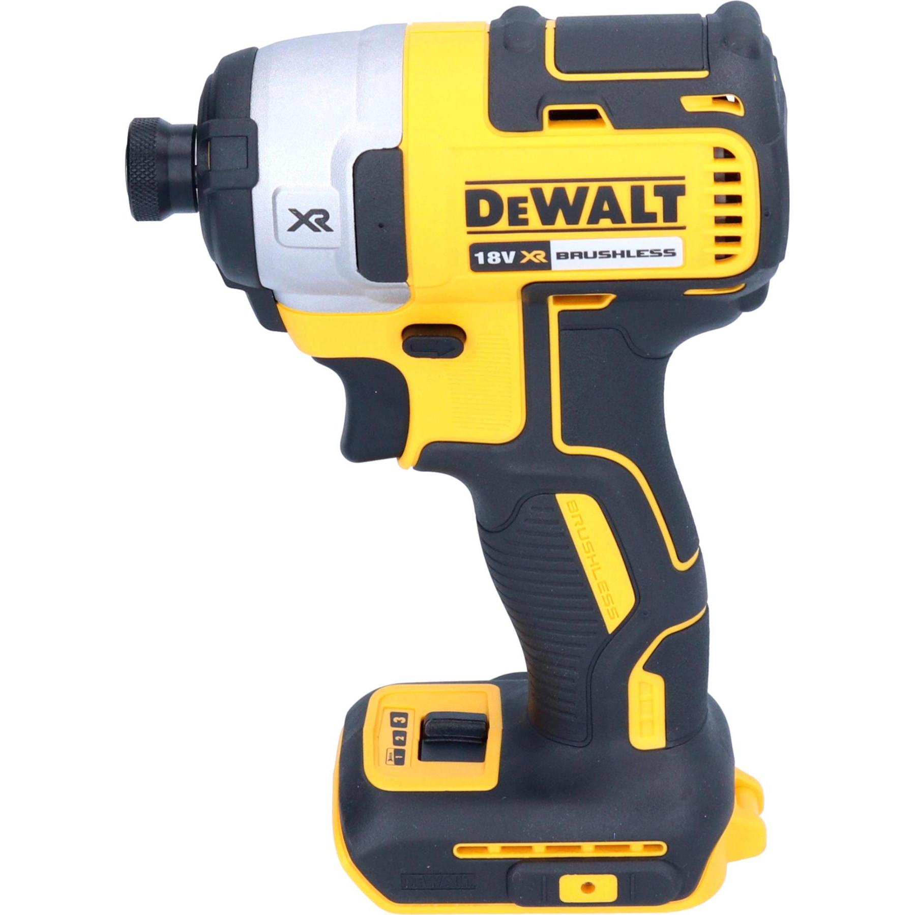 Thumbnail - DeWalt, Bohrmaschine + Akkuschrauber, DCF 887 E1 Akku Schlagschrauber 18 V 205 Nm 1/4" Brushless + 1x Powerstack Akku 1,...