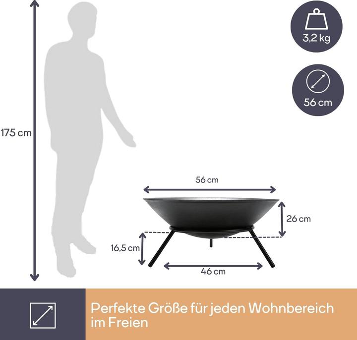 Produktbild Toolland Feuerschale (56 cm)