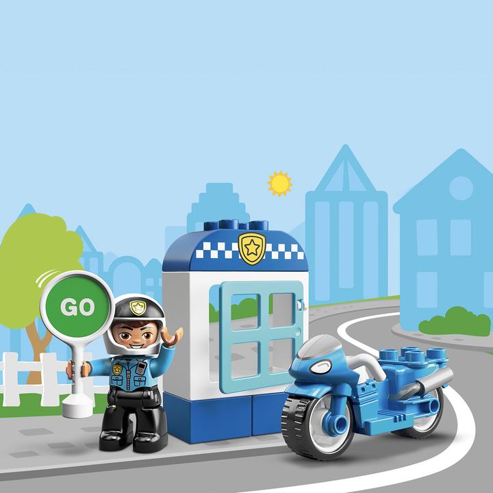 Produktbild LEGO DUPLO Polizeimotorrad (10900)