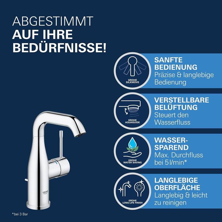 Produktbild Grohe Essence Einhand-Waschtischbatterie M-Size