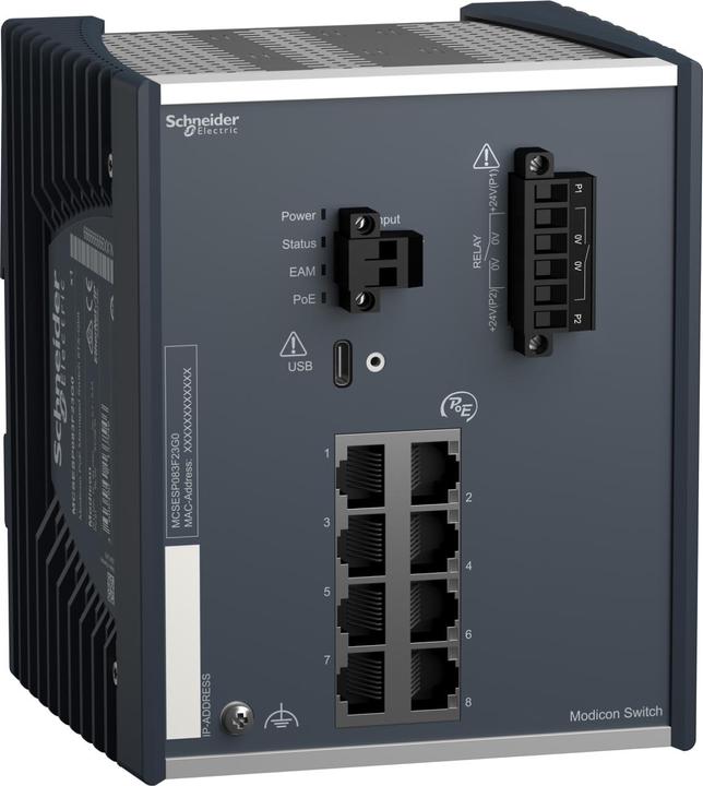 Actual product image Schneider Electric MCSESP083F23G0 (8 ports)