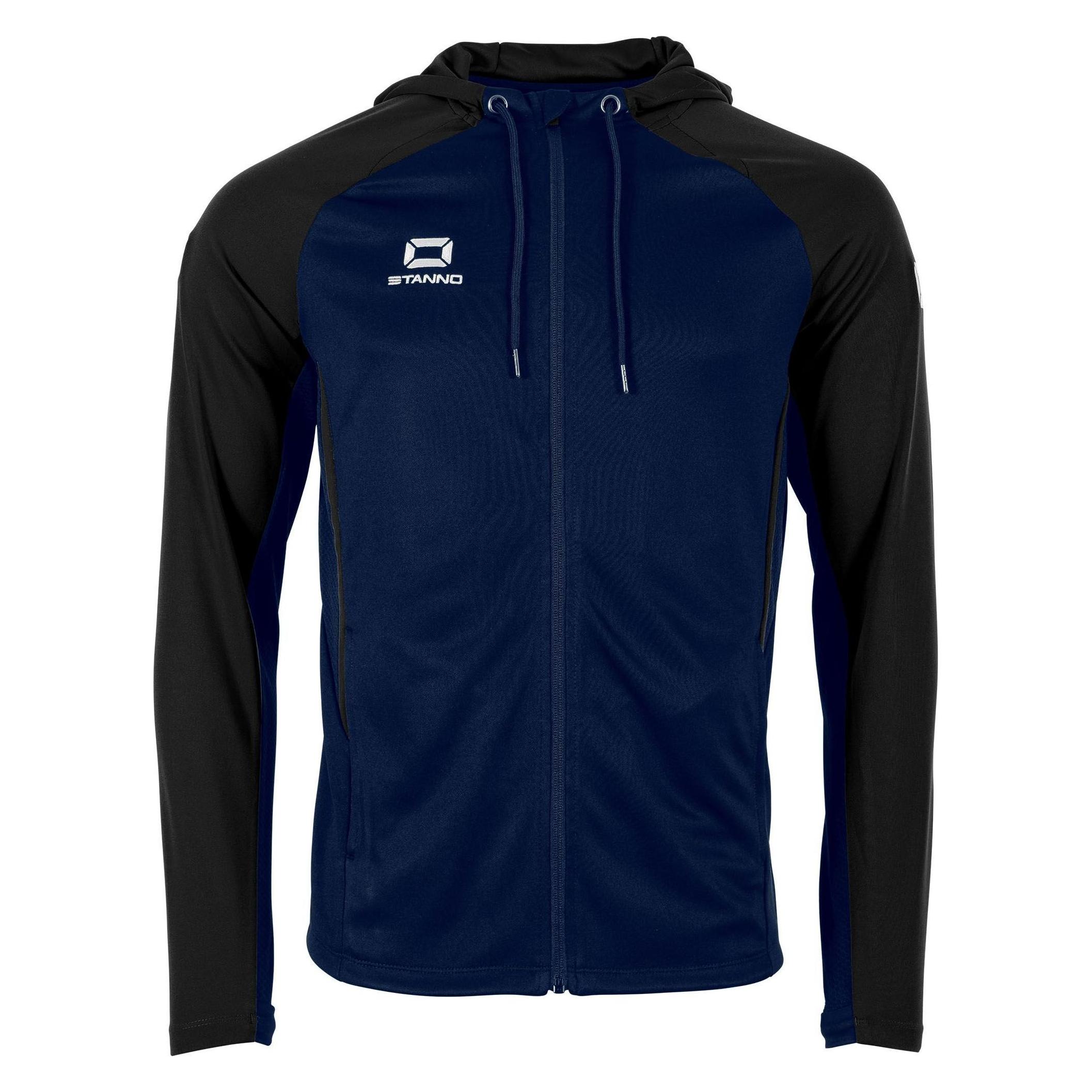 Stanno, Unisex, Trainingsjacken, Stadio (L), Blau, Schwarz, L