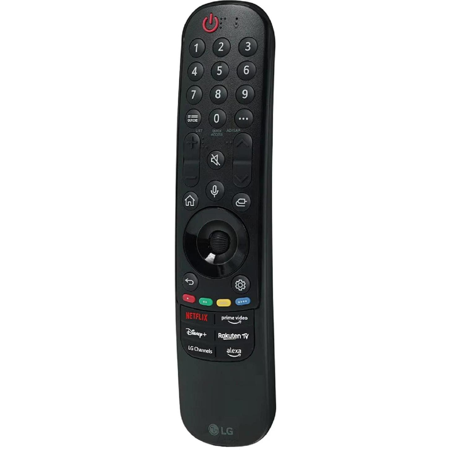 LG Number Key Magic Remote Control (Universal Fernbedienung, Infrarot), Fernbedienung, Schwarz