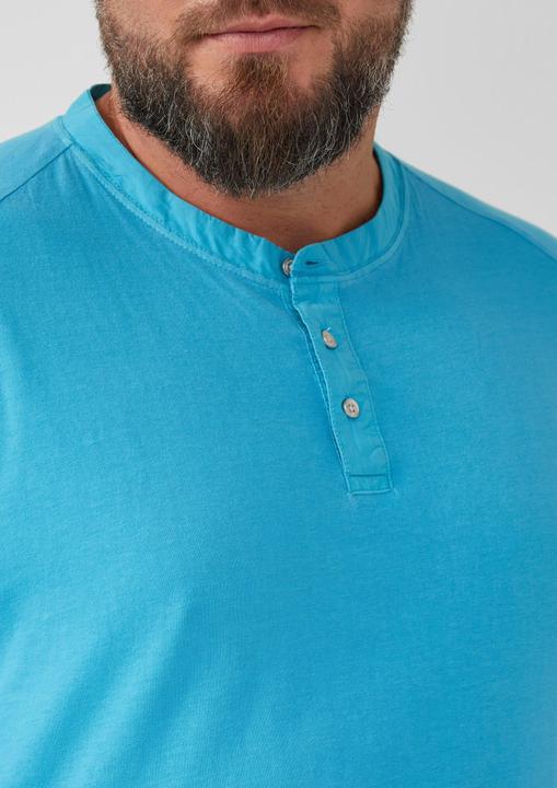 Produktbild S.Oliver T-Shirt Henley-T-Shirt mit Raglanärmeln und Garment Dye (XXL)